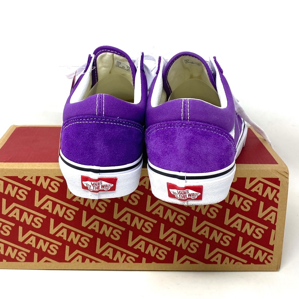 VANS Old Skool Low Top Purple Canvas Suede Women's Size Sneakers VN0A5KRSBEK - Picture 7 of 12
